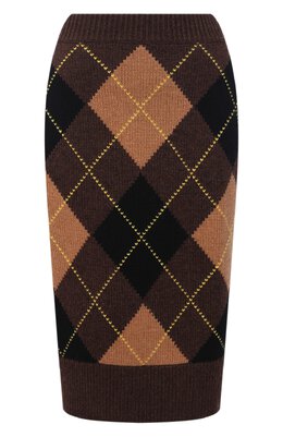 Юбка из шерсти и кашемира Burberry 8037242