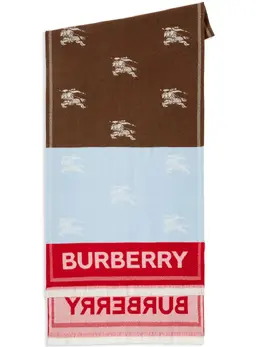 Burberry: Коричневый шарф