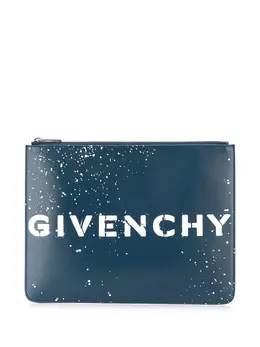 Givenchy: Голубой клатч 