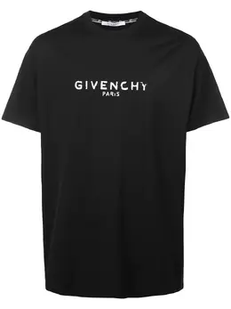 Givenchy: Винтажная футболка  Paris