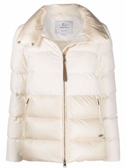 Woolrich: Белая куртка  Luxe Puffy