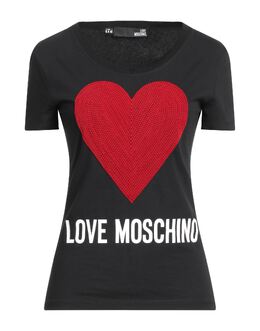 LOVE MOSCHINO: Футболка с блёстками 