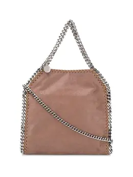 Stella McCartney: Серебристая сумка  Falabella