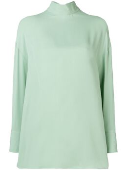 Valentino: Зелёная блуза 