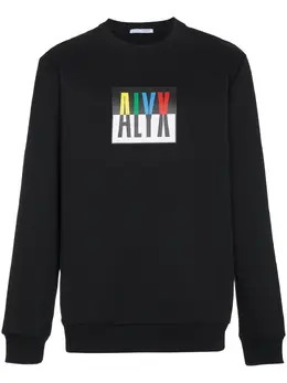 1017 Alyx 9SM: Чёрный свитшот 