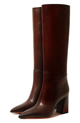 Кожаные сапоги Santoni wsck70292hi2bsw2b44