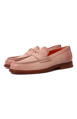 Кожаные лоферы Santoni wuqc59462ba2blgap24