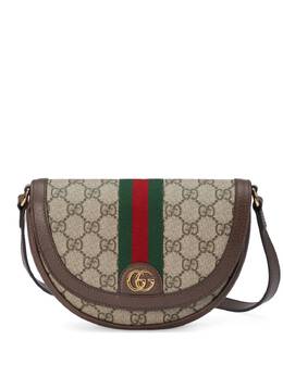 Gucci: Бежевая сумка  Ophidia