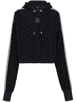 Balmain: Толстовка с принтом 