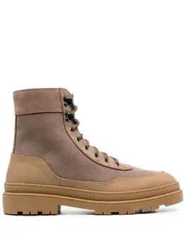 Brunello Cucinelli: Коричневые ботинки 
