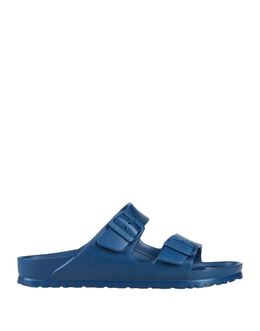 BIRKENSTOCK: Голубые сандалии 