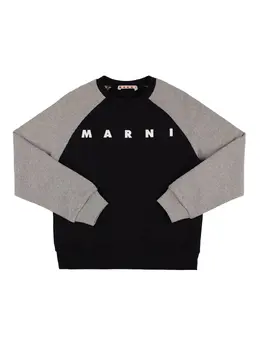 MARNI JUNIOR: Хлопковый свитшот