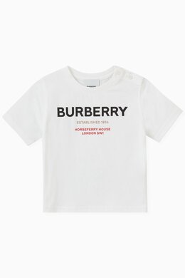 Burberry: Футболка Horseferry с принтом