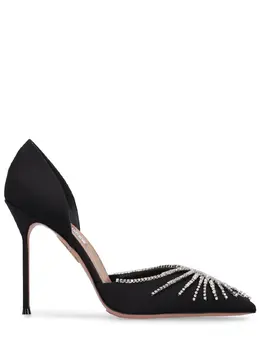 AQUAZZURA: Чёрные туфли Sole