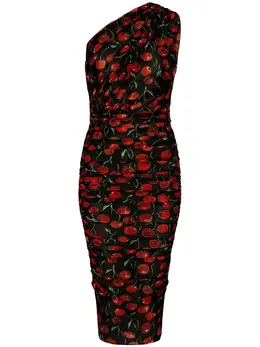 Dolce & Gabbana: Платье с принтом 