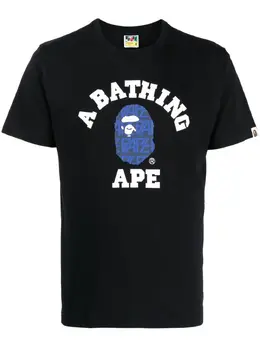 A BATHING APE®: Хлопковая футболка 