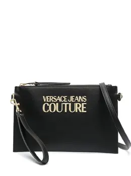 Versace Jeans Couture: Чёрный клатч 