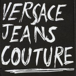 Versace Jeans Couture: Чёрная сумка