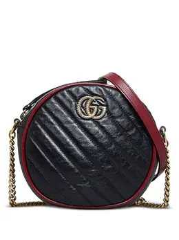 Gucci Pre-Owned: Чёрная сумка через плечо