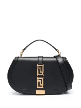 Versace: Чёрная сумка  Greca