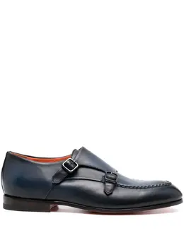Santoni: Синие туфли 