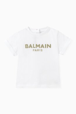 Balmain: Хлопковая футболка