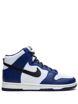 Nike: Голубые кроссовки  Dunk High