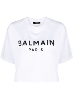 Balmain: Хлопковая футболка 