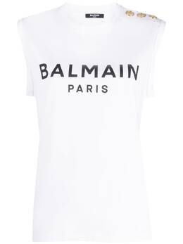 Balmain: Топ без рукава 