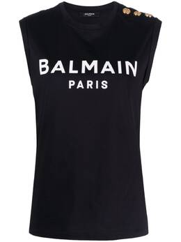 Balmain: Топ без рукава 