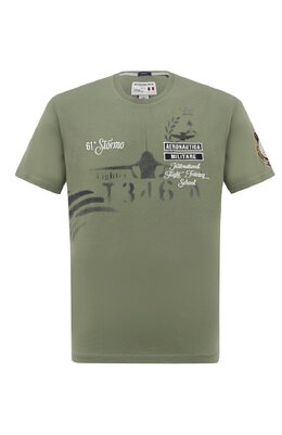 Хлопковая футболка Aeronautica Militare 231/ts2055j584