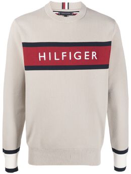 Tommy Hilfiger: Свитер с принтом