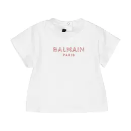 Balmain Kids: Белая футболка