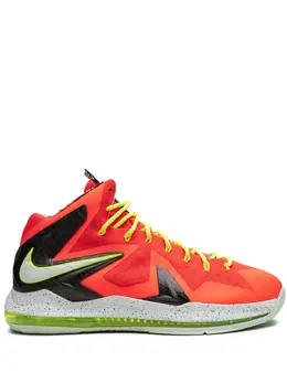 Nike: Чёрные кроссовки  Lebron 10