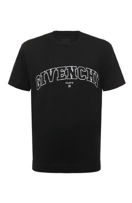 Хлопковая футболка Givenchy bm71cw3y6b