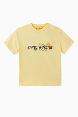 Off-White: Футболка Comfort с принтом