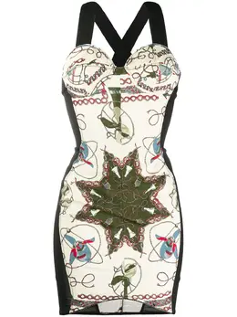 Jean Paul Gaultier Pre-Owned: Платье с принтом 