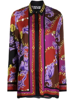 Versace Jeans Couture: Рубашка с принтом 