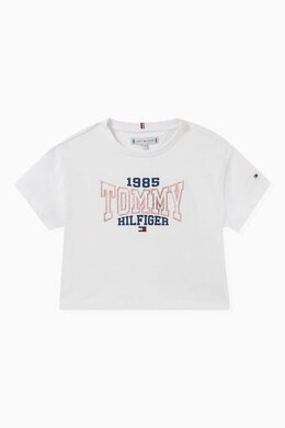 Tommy Hilfiger: Хлопковая футболка 1985