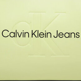 Calvin Klein Jeans: Зелёная сумка