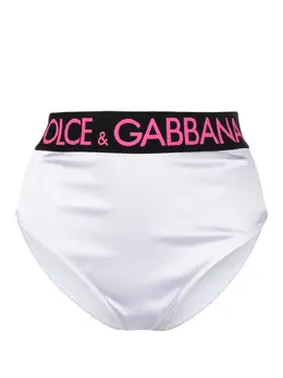 Dolce & Gabbana: Белые трусы 