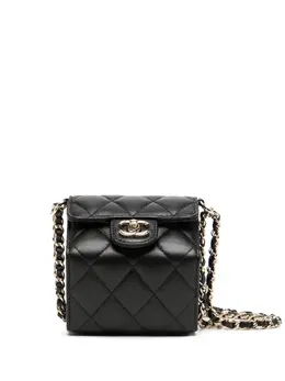 CHANEL Pre-Owned: Чёрная сумка 