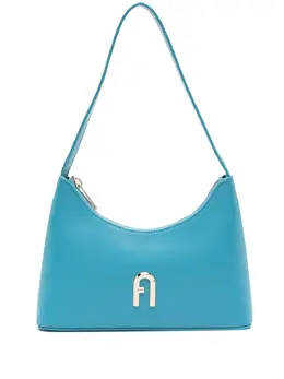 Furla: Голубая сумка-шоппер 