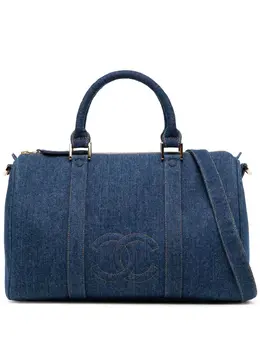 CHANEL Pre-Owned: Голубая сумка 