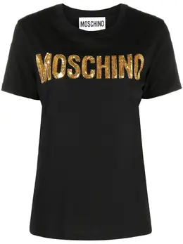 Moschino: Хлопковая футболка 