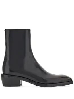 Ferragamo: Чёрные ботинки 