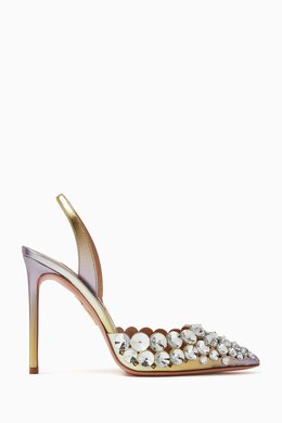 Aquazzura: Многоцветные сандалии Tequila 105