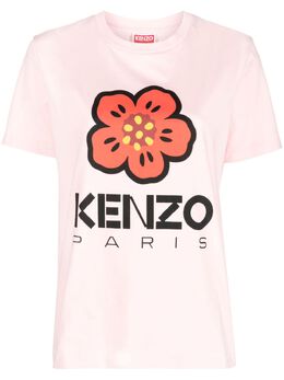 Kenzo: Футболка с цветочным принтом