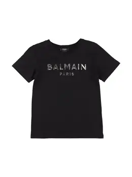 BALMAIN: Хлопковая футболка