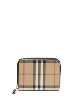 Burberry: Бежевый кошелёк  Vintage Check